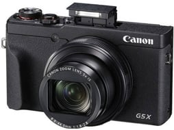 Máquina Fotográfica Compacta CANON Powershot G5X Mark II (Preto - 20.1 MP - ISO: 125 a 12800 - Zoom Ótico: 5x)