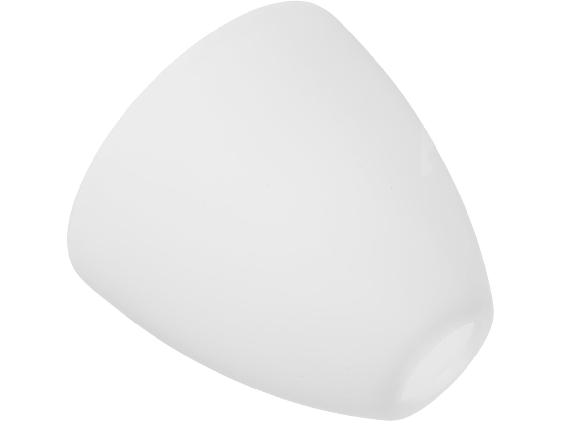 Abajur De Vidro Branco Para Luminárias De Teto E Parede E27