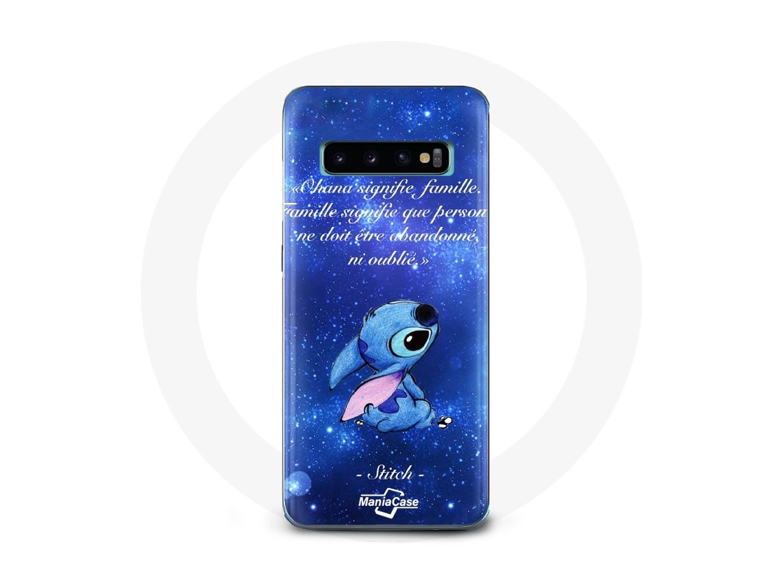 Capa para Samsung Galaxy s10 edge Citação de Stitch Ohana