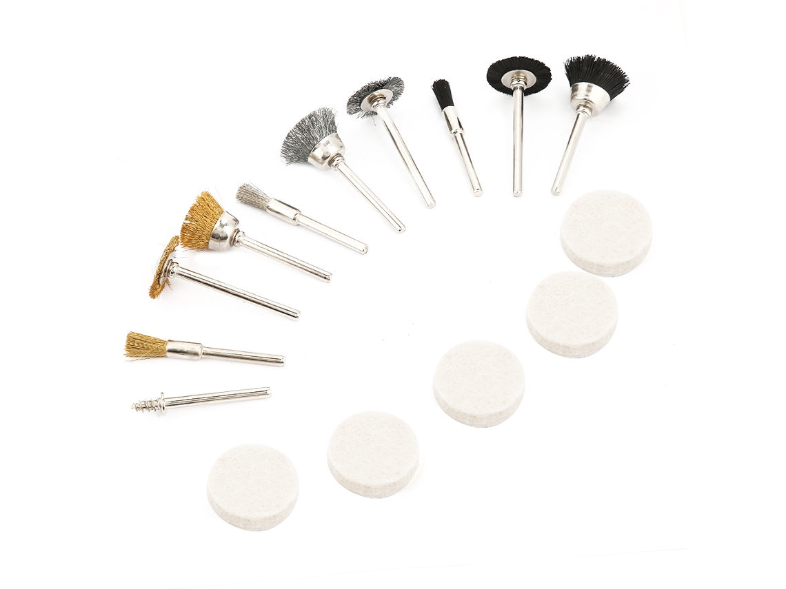 Kit De 15 Cepillos De Alambre Para Amoladora, Herramientas De Pulido Y Accesorios Para Taladro Elétrico