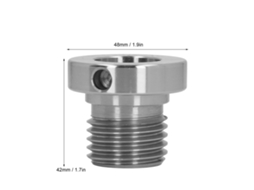 Laxiscreed Adaptador Ajustável Para Espindlade De Torno De Marcenaria Em Aço Inox