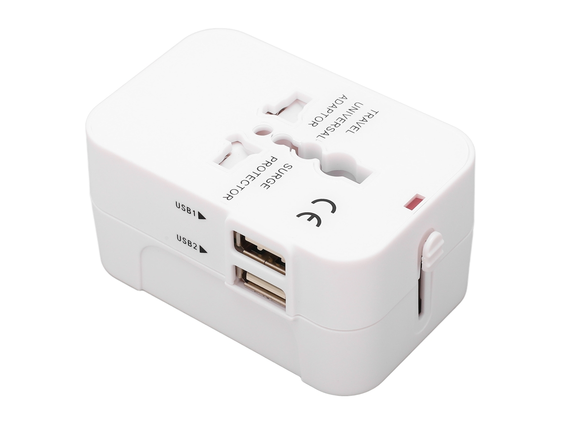 Adaptador Universal De Energia Com Portas Usb