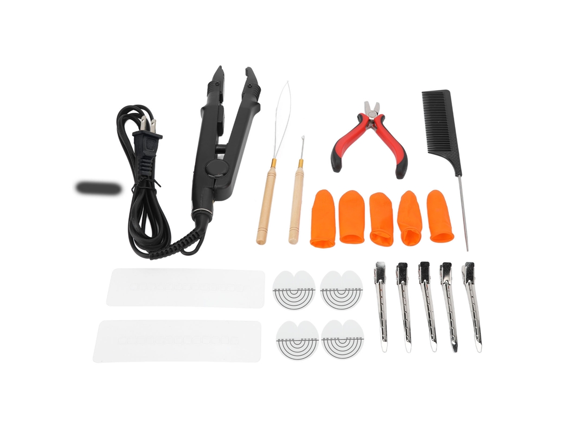 Kit de Prancha de Extensão de Cabelo com Temperatura Constante 2026 para Uso em Salão e em Casa