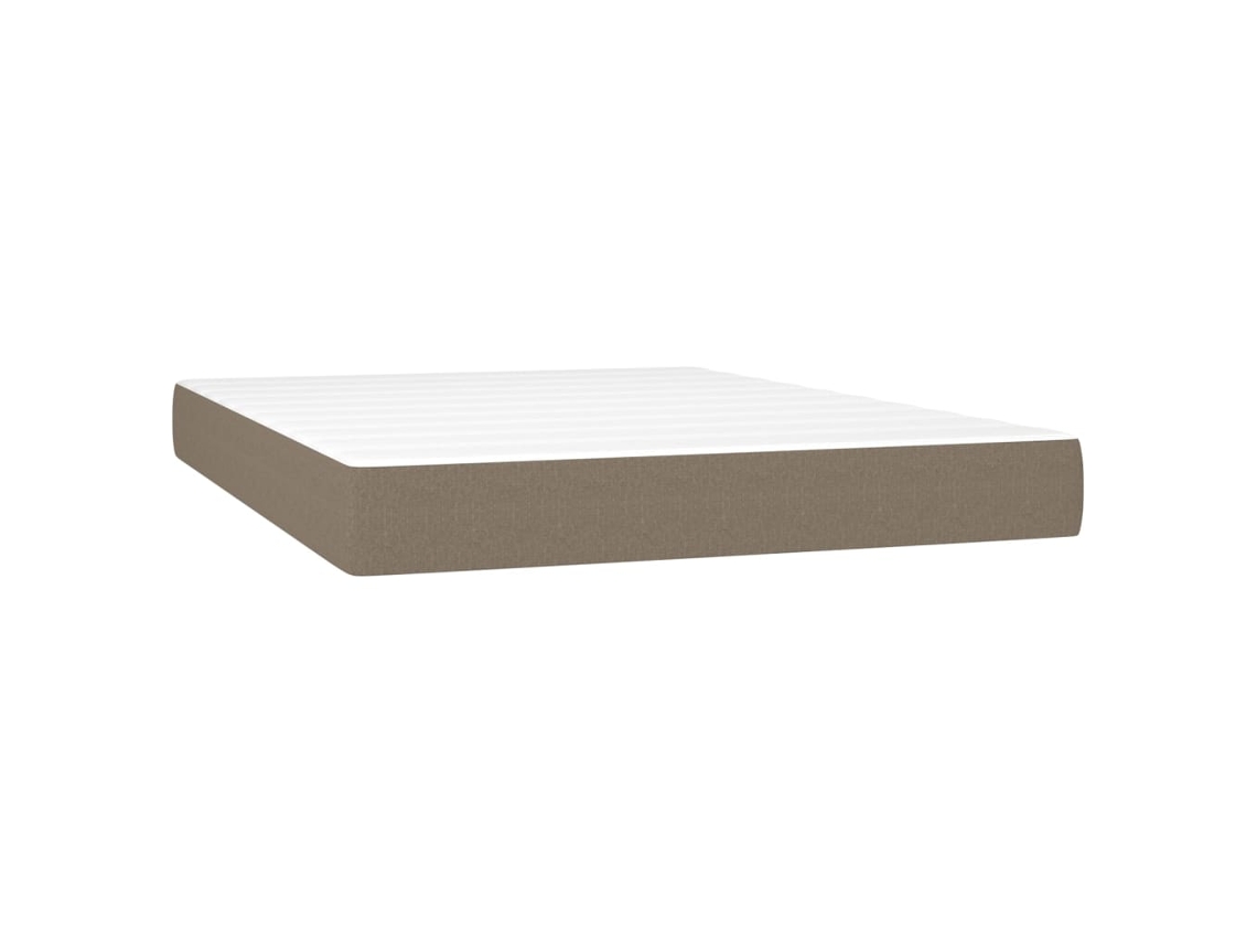 Pocket Spring Bed Mattress, Pocket Spring Bed Mattresses Vidaxl Cinzento-acastanhado Tecido (140 X 200 Cm)