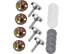 Conjunto De 4-niveladores Pés Móveis Resistentes Para Cama E Mesa, Acessórios Para Móveis, Bronze, Tamanho Grande E