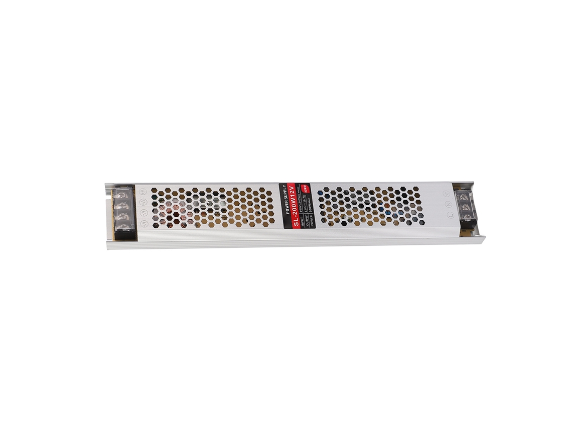 Laxiscreed Fonte De Alimentação Led 12v 200w Para Iluminação Eficiente E Ultra Fina
