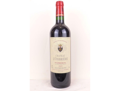 Vinho Tinto CHÂTEAU L'OMBRIÈRE 2005 (75 cl - 1 unidade)