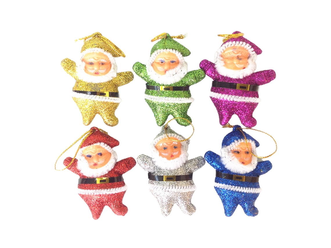 Adornos De Árvore De Natal Decoração Festiva Diversas Cores