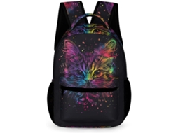 Mochila Infantil Para Meninas, Escolar Com Estampa Gatinho Meninos Gato Crianças Do Ensino Fundamental De 6
