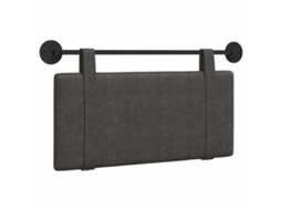 Conjunto 1 Cabeceira Moderna Vidaxl Preto Couro Sintético (100 X 55 X 5 Cm)