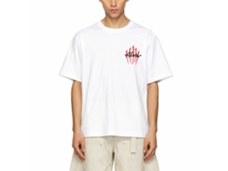 Alva Scratch Logo T-shirt White Classic Unisex Adults Size:l