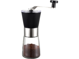 Moedor De Café Manual Com Mós Cônicas Cerâmica Ajustáveis, Adequado Para Expresso, Coado E Prensa Francesa (preto).
