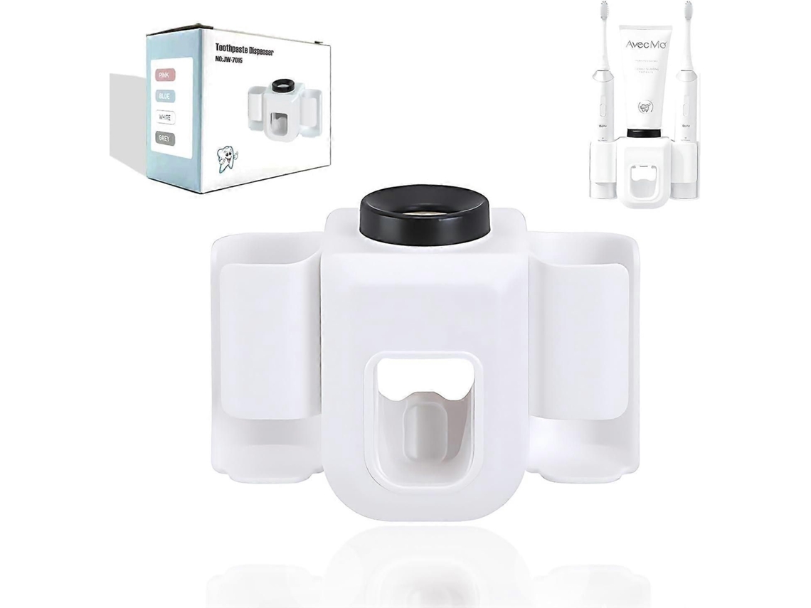 Suporte Para Escova De Dentes Elétrica Com Dispensador Automático De Pasta De Dentes, Suporte Para Escova De Dentes Elétrica De Parede