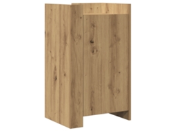 Conjunto 1 Estante De Armazenamento Vidaxl Castanho Derivados De Madeira (45 X 35 X 75 Cm)