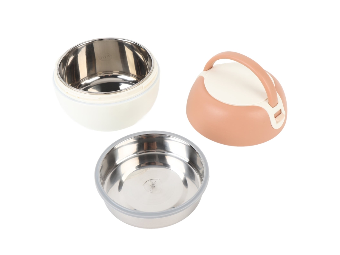 Potinho Térmico Inox 304 LAXISCREED 0.8l Marrom