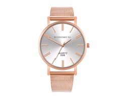 Reloj De Cuarzo Casual Estilo Simple Moda Reloj De Pulsera Oro Rosa Blanco