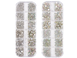 Strass Para Unhas Cristais Redondos De Vidro Plano Para Unhas Faça Você Mesmo -St-01 ZMDECQNA 2 Un