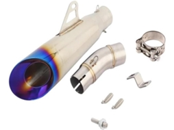Sistema De Escape Para Ninja 250 400 500 Z250 Z400 Z500 2017-2025 Motocicleta Slip On Link Pipe Silenciador 51mm E