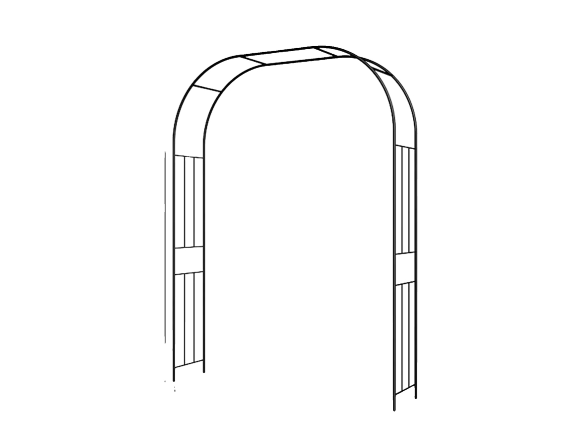 Arco De Jardim, Design Elegante, Construção Robusta, Grande