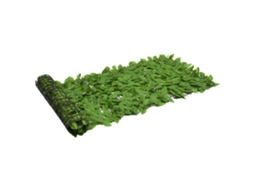 Vidaxl Tela De Varanda Com Folhas Verdes 200x75 Cm