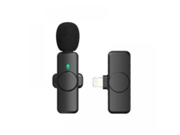 Microfone Sem Fio Para Iphone Ipad, De Grampo Fio, Lapela Microfones Plug Play Aquaforge