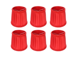 Conjunto De 6 Abajures Modernos Em Estilo Europeu, Tecido, Para Lustres E Luminárias Teto Com Soquete E14. -aquaforge