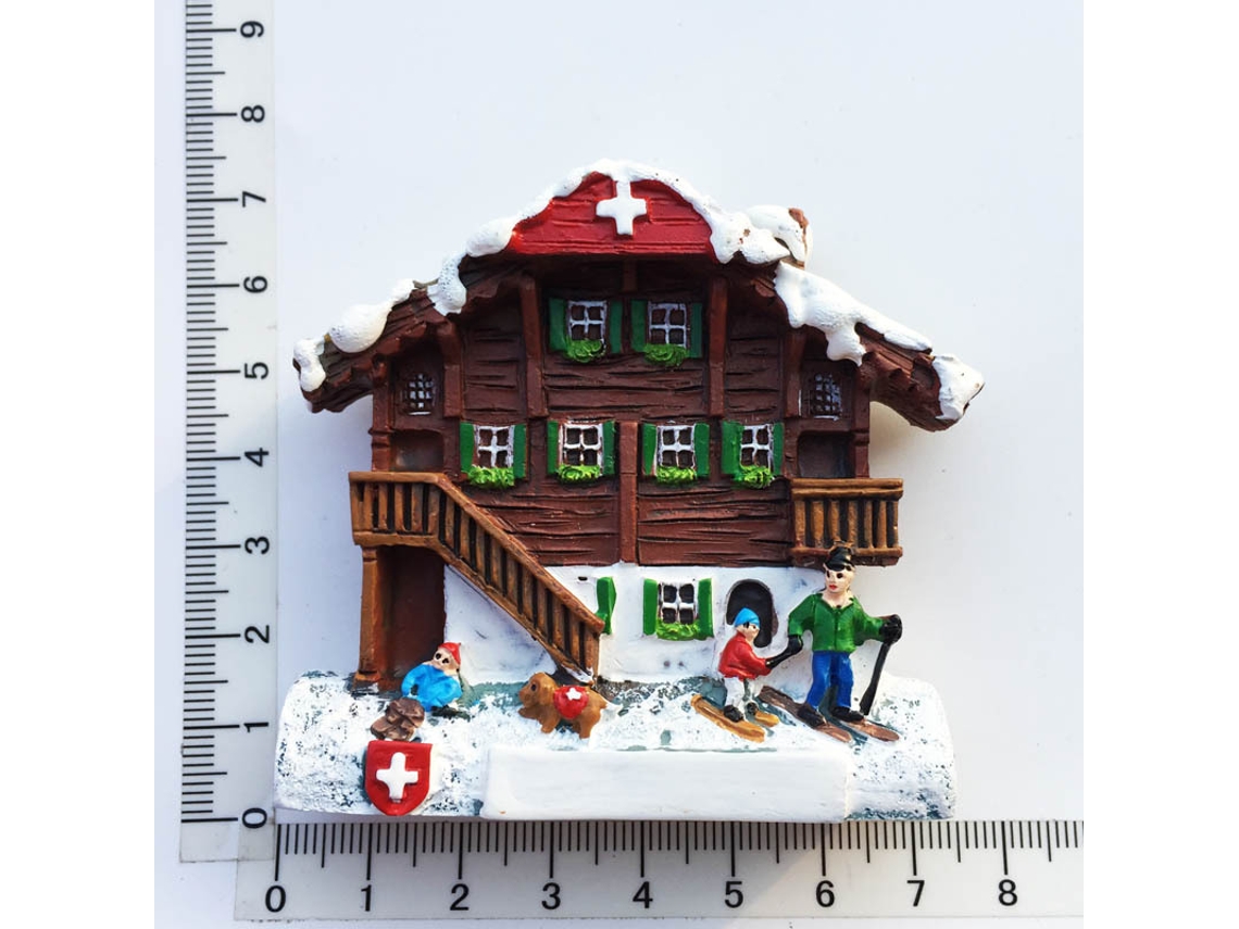 Relógio de Cuco de Natal Artesanal com Pintura para Decoração e Souvenir de Viagem Alemanha, Áustria, Suíça LAXISCREED
