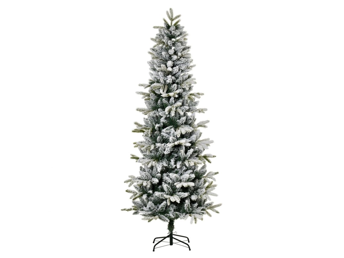 Árvore De Branco Natal Artificial 210 Cm Da Com 784 Pontas Galhos À Prova Fogo E Suporte Aço Para Interiores Verde
