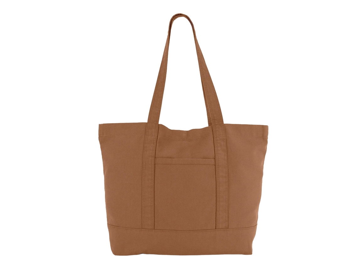 Bolsa de Algodão Lavado Kimood, Tamanho Único, Cor Canela AQUAFORGE