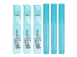 2026 3pcs Máscara de Pestañas de Fibra Alargante, Voluminizante, Waterproof Y Resistente a Manchas para Maquillaje de Ojos