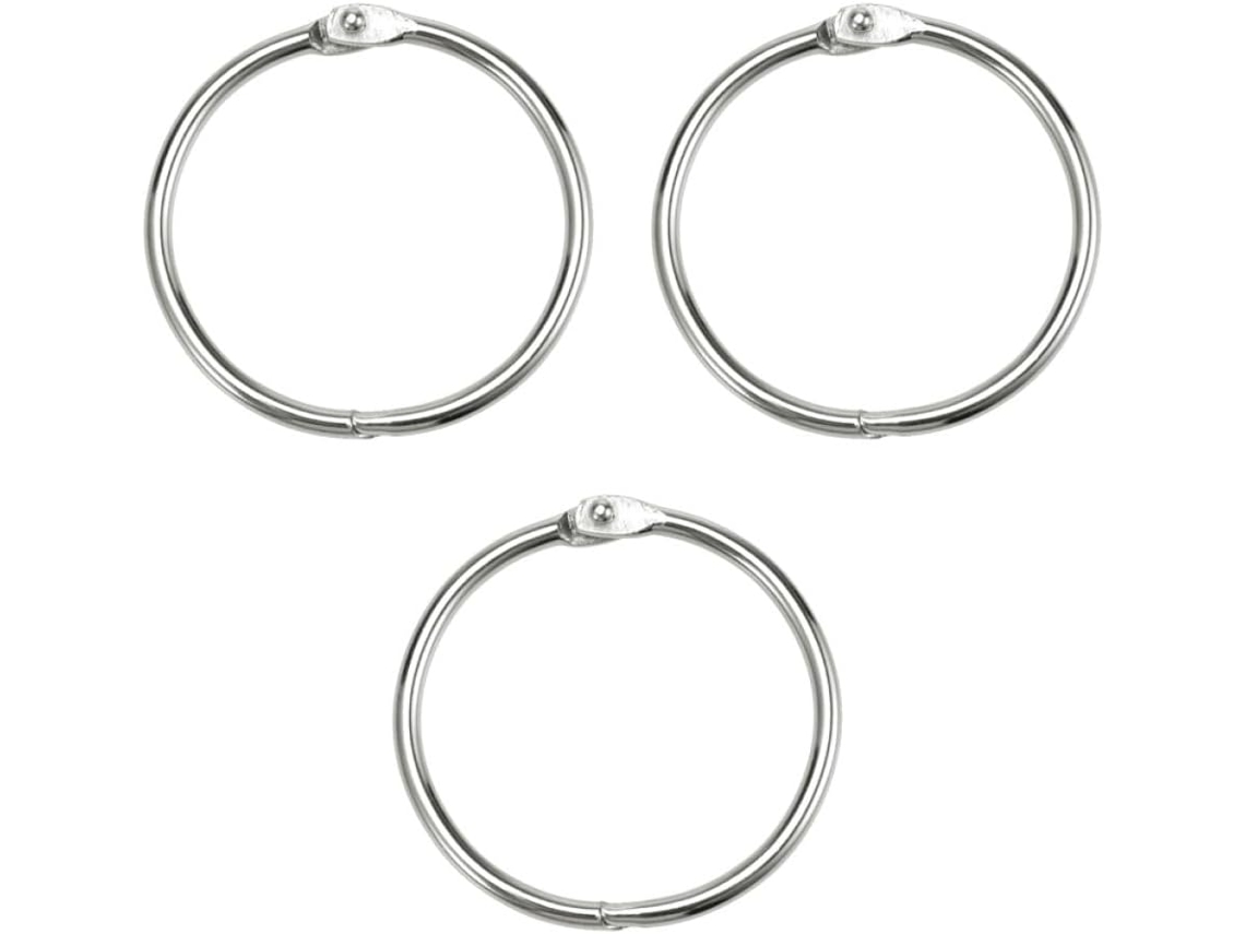 Anéis Conectores Holibanna De Aço Inoxidável 25mm, 100 Peças Para Projetos Diy, Confecção De Colares E Pulseiras, Uso Em