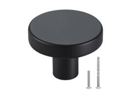 Puxadores Para Móveis Em Liga De Zinco Em Forma De Cogumelo 10 Unidades Diâmetro 32 X 23 Mm Preto Vevor