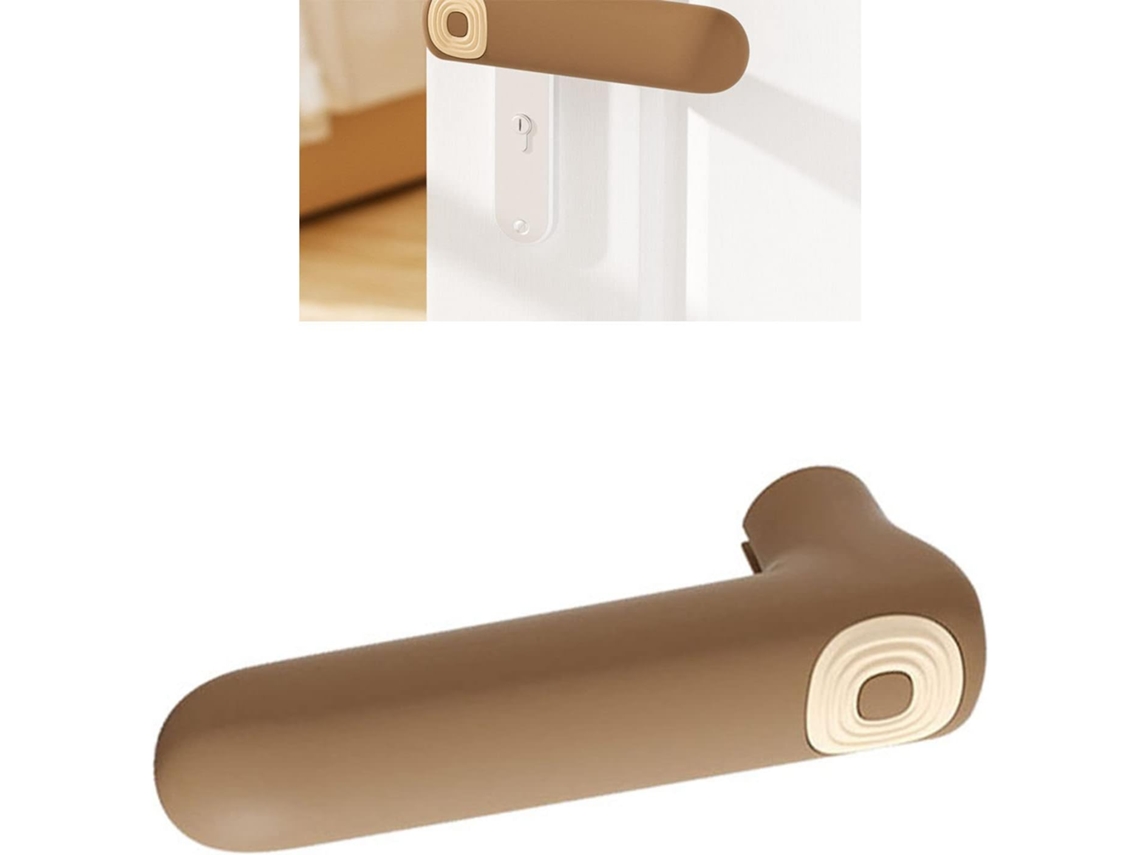 Capa Protetora De Maçaneta Porta Dpofirs Em Silicone Elástico E Macio Para Casa, Capa Flexível E Resistente A Impactos
