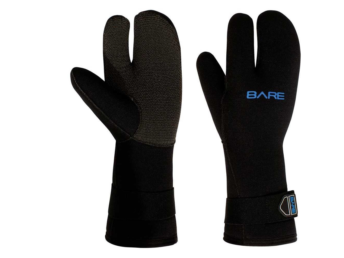 Luvas de Mergulho BARE 3 Dedos Mitt 7 Mm (S)
