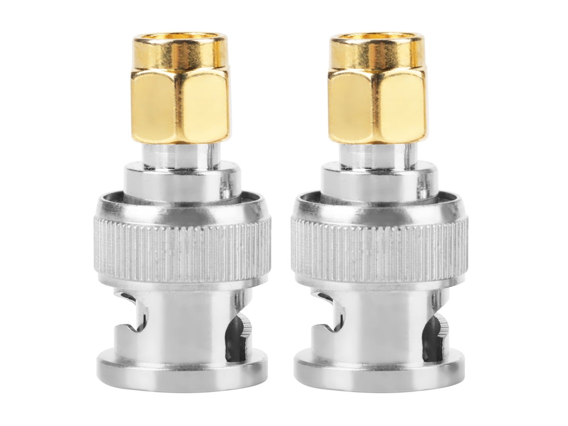 2 Adaptadores Conector Bnc Macho Para Sma Macho Para Pruebas