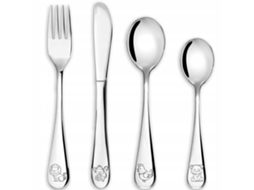 Kit De Cadeira Para Criança Inox 4 Peças