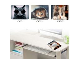 Mouse Pad Anti-derrubamento Para Jogos Com Imagem De Gato Fofo Para Pc, Computador, Laptop E Macbook