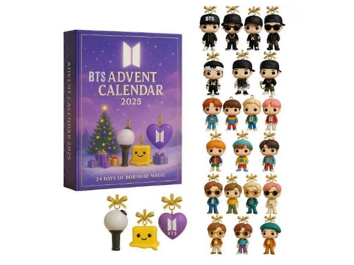 calendário de Aventura Bts Caixa Cega Presente de Natal dg