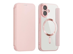 Capa De Couro Para Iphone 17 Com Magsafe E Proteção Antirroubo Rfid.