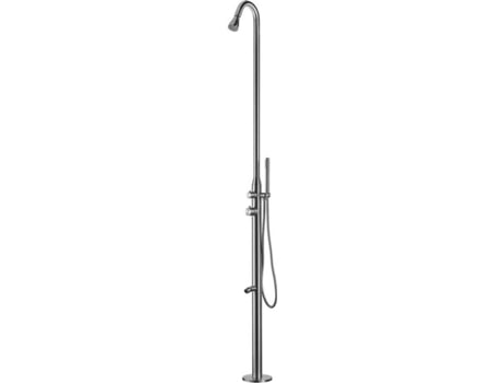 Chuveiro de Piscina SINED Doccia Stintino Inox (Aço Inoxidável - 228x18x17,5 cm - Cinzento)