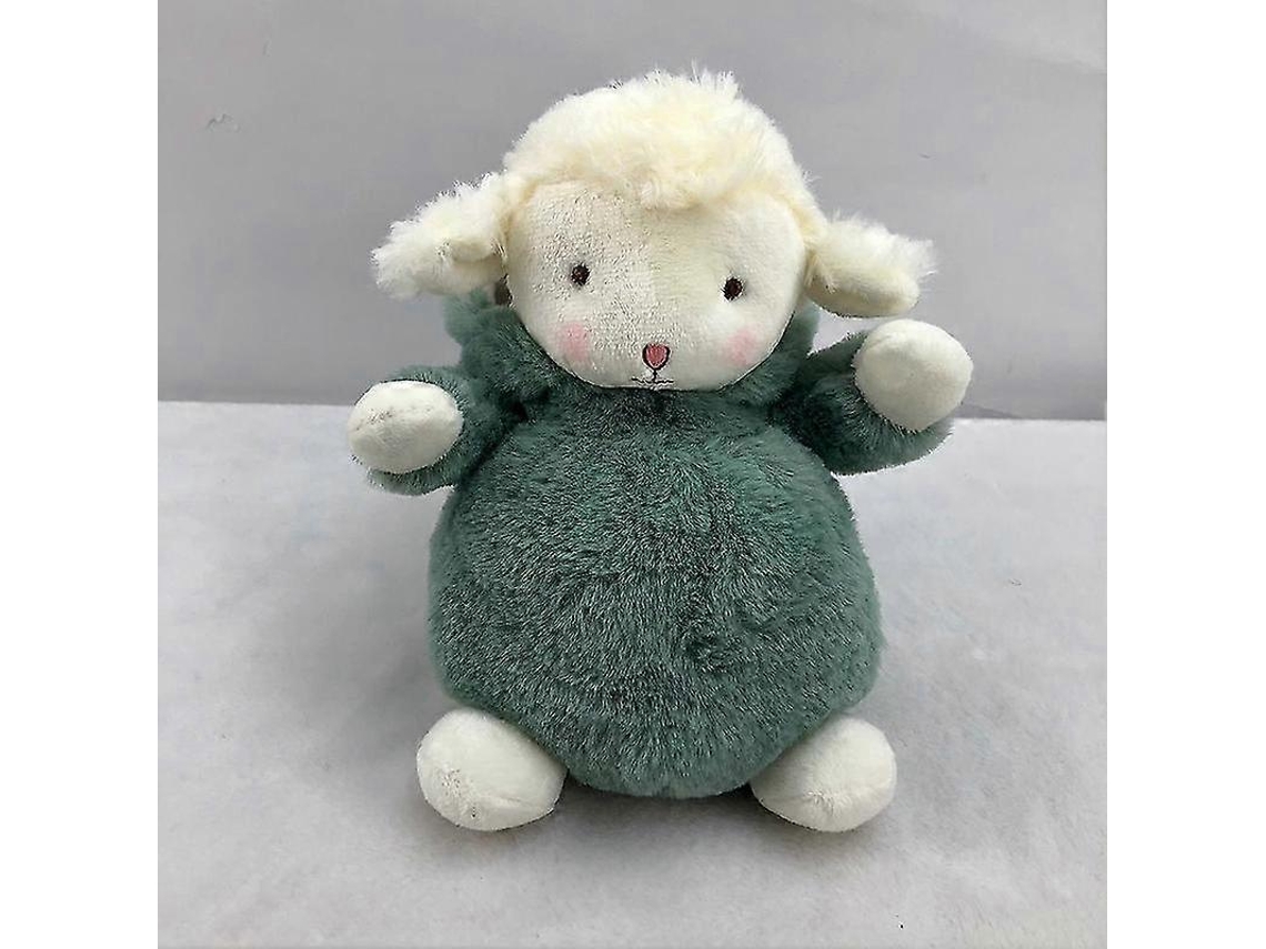 Pelúcia De Cordeiro Com Traje De Elefante, Macia, Verde, 8 Polegadas