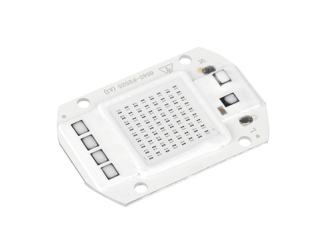 Fonte De Luz Chip Cob 6040 Ac220v 50w Azul Diy Spot Floodlight
