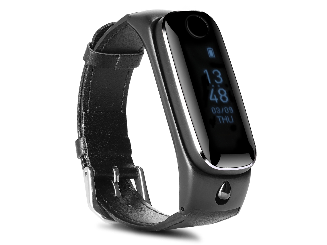 Pulseira Inteligente EOOCOO (chamada Via Bluetooth, Contagem de Passos)