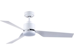 Ventoinha de Teto CRISTALRECORD Ekos Branco (33.3 W - Diâmetro 127 cm)