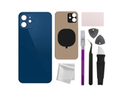Substituição Profissional Da Tampa Traseira Da Bateria Da Caixa de Vidro Traseira com Ferramentas Adesivas Pré-Instaladas para Iphone 12 6 1 Polegadas