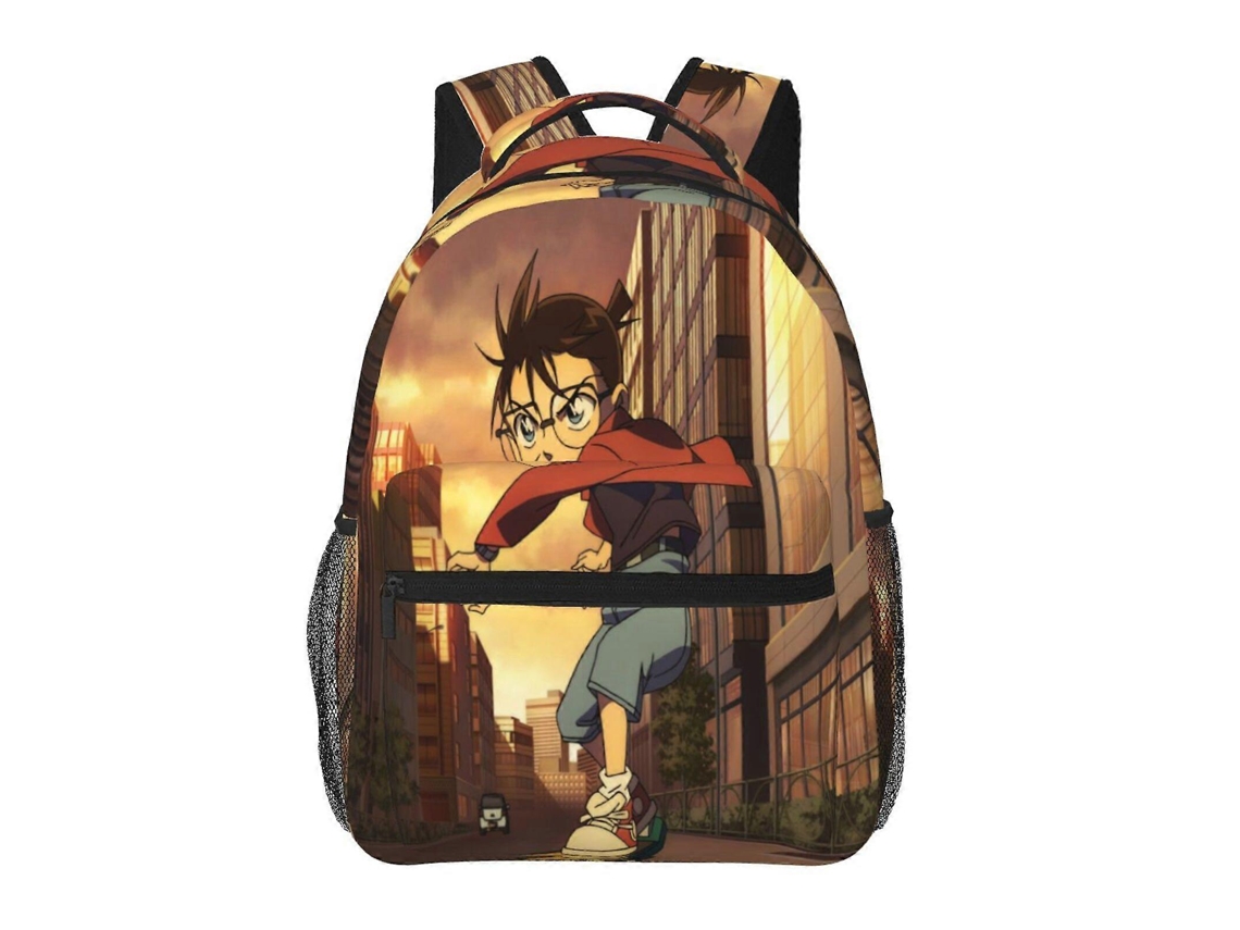 Mochila De Estudante Conan Edogawa O31, Durável E Leve, Alça De Ombro Impermeável E Respirável M31 Olysi Shop
