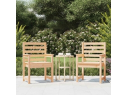 Vidaxl Cadeiras De Jardim 2 Pcs 60x48x91 Cm Pinho Maciço