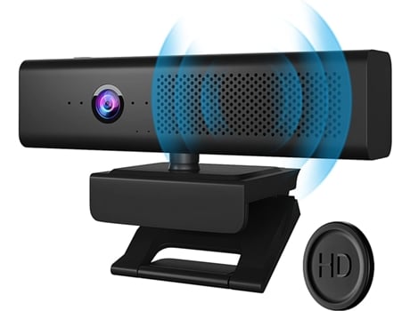 Webcam KKVOGMLE Usb com Microfones Omnidirecionais Câmara HD 1080P