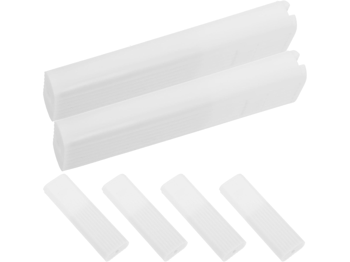 Conjunto De 6 Puxadores Suporte Reforçados Para Persianas Rolo, Cor Clara, Fáceis De Usar Para Cortinas E Persianas