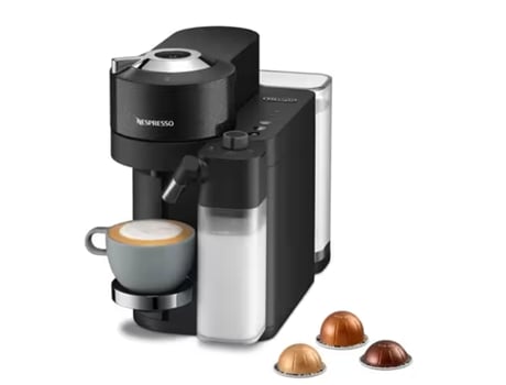 Máquina de Café NESPRESSO ENV3000.B Vertuo Lattissima Preto